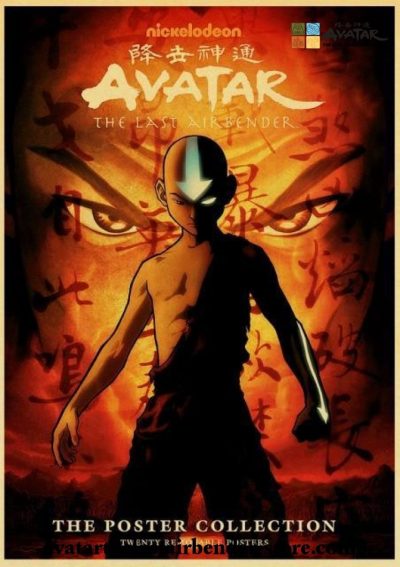 2020 Aang Avatar The Last Airbender Kraft Paper Poster