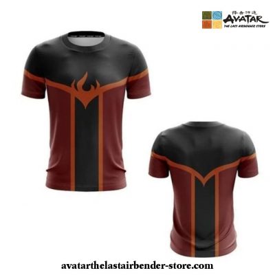 2021 Avatar The Last Airbender T-Shirt - Fire Nation T-Shirt Cosplay Xxxl