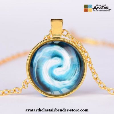 2021 New Avatar The Last Airbender Necklace Kingdom Jewelry Air Nation Gold