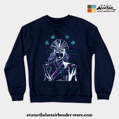 Avatar Kyoshi Glitch Crewneck Sweatshirt Navy Blue / S