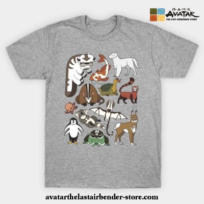 Avatar Menagerie T-Shirt Gray / S
