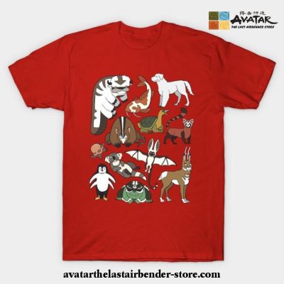 Avatar Menagerie T-Shirt Red / S