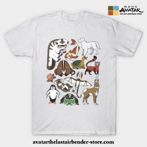 Avatar Menagerie T-Shirt - Avatar The Last Airbender Store
