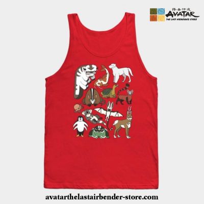 Avatar Menagerie Tank Top Red / S