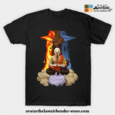 Avatar The Last Air Bender T-Shirt Black / S