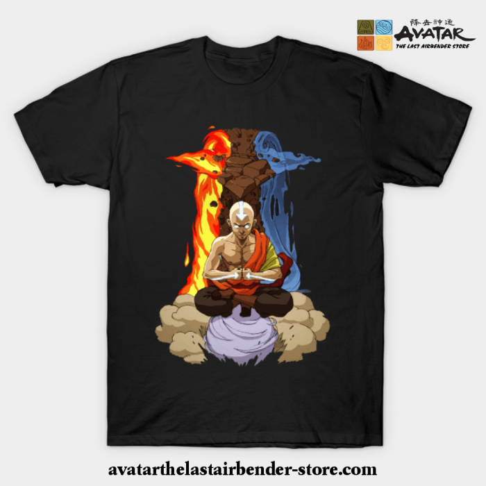Avatar The Last Air Bender T-Shirt Black / S