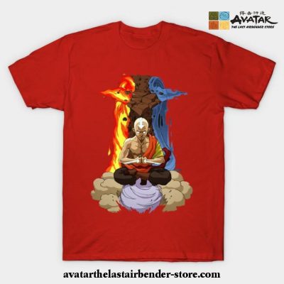 Avatar The Last Air Bender T-Shirt Red / S