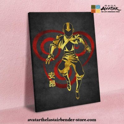 Avatar The Last Airbender - Aang Colorfull Canvas Wall Art