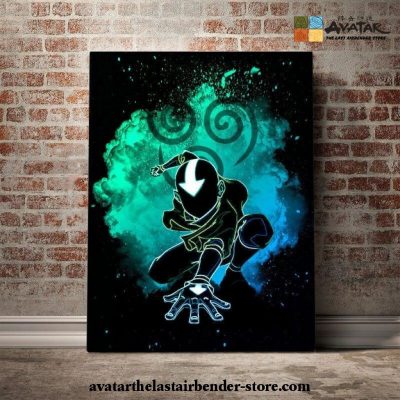 Avatar The Last Airbender - Aang Colorfull Canvas Wall Art New Style