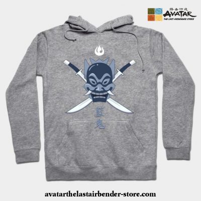 Avatar The Last Airbender - Blue Spirit Hoodie Gray / S