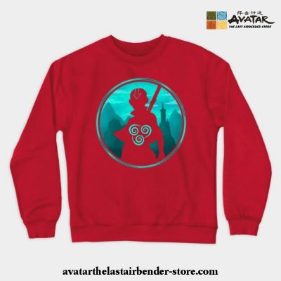 Avatar - The Last Airbender Crewneck Sweatshirt Red / S