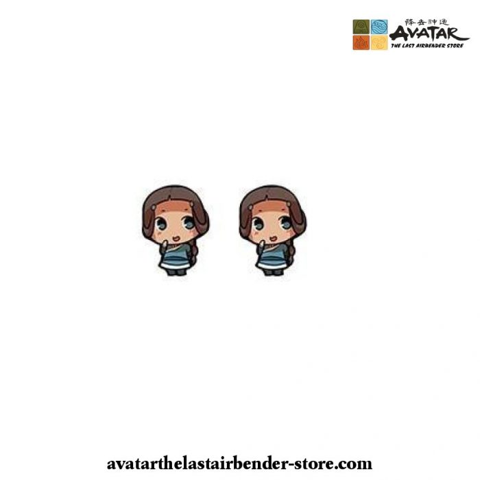 Avatar The Last Airbender Earrings - Heat Acrylic Stud Resin Katara