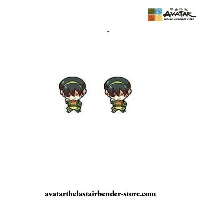 Avatar The Last Airbender Earrings - Heat Acrylic Stud Resin Toph Beifong