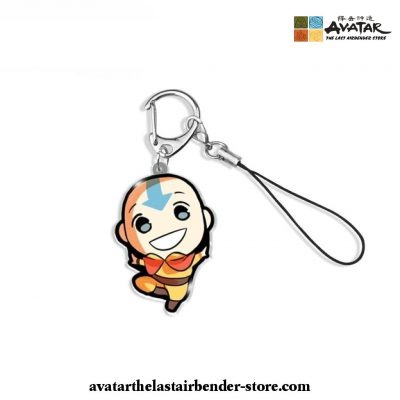 Avatar The Last Airbender Keychain - Aang Mobile Phone Straps Resin