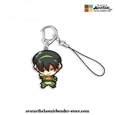 Avatar The Last Airbender Keychain - Toph Beifong Mobile Phone Straps Resin