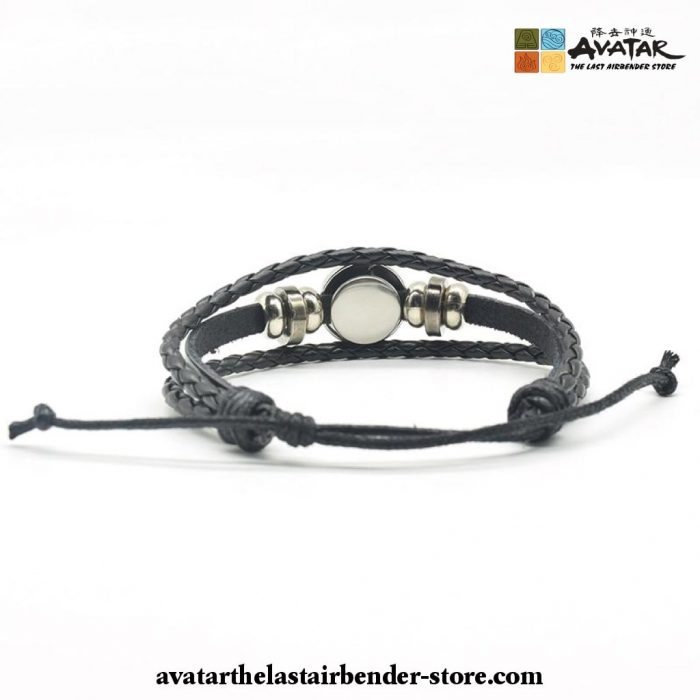 Avatar: The Last Airbender Symbol Logo Leather Bracelet