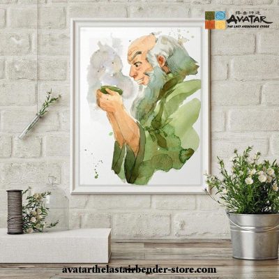 Avatar The Last Airbender Zuko & Iroh Oil Watercolor Painting Art