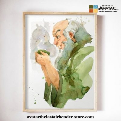 Avatar The Last Airbender Zuko & Iroh Oil Watercolor Painting Art 28X36Cm No Frame /