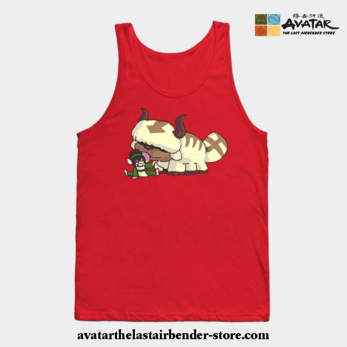 Bison Kisses Tank Top Red / S