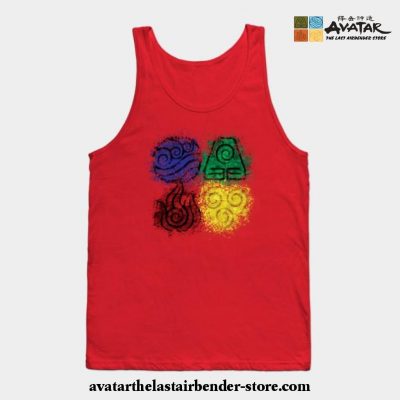 Four Elements Tank Top Red / S