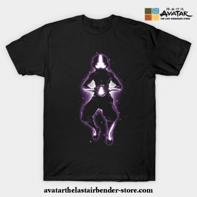 Meditating Avatar Aang T-Shirt Black / S