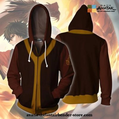 New Fire Nation Zip Up Hoodie Cosplay Costume