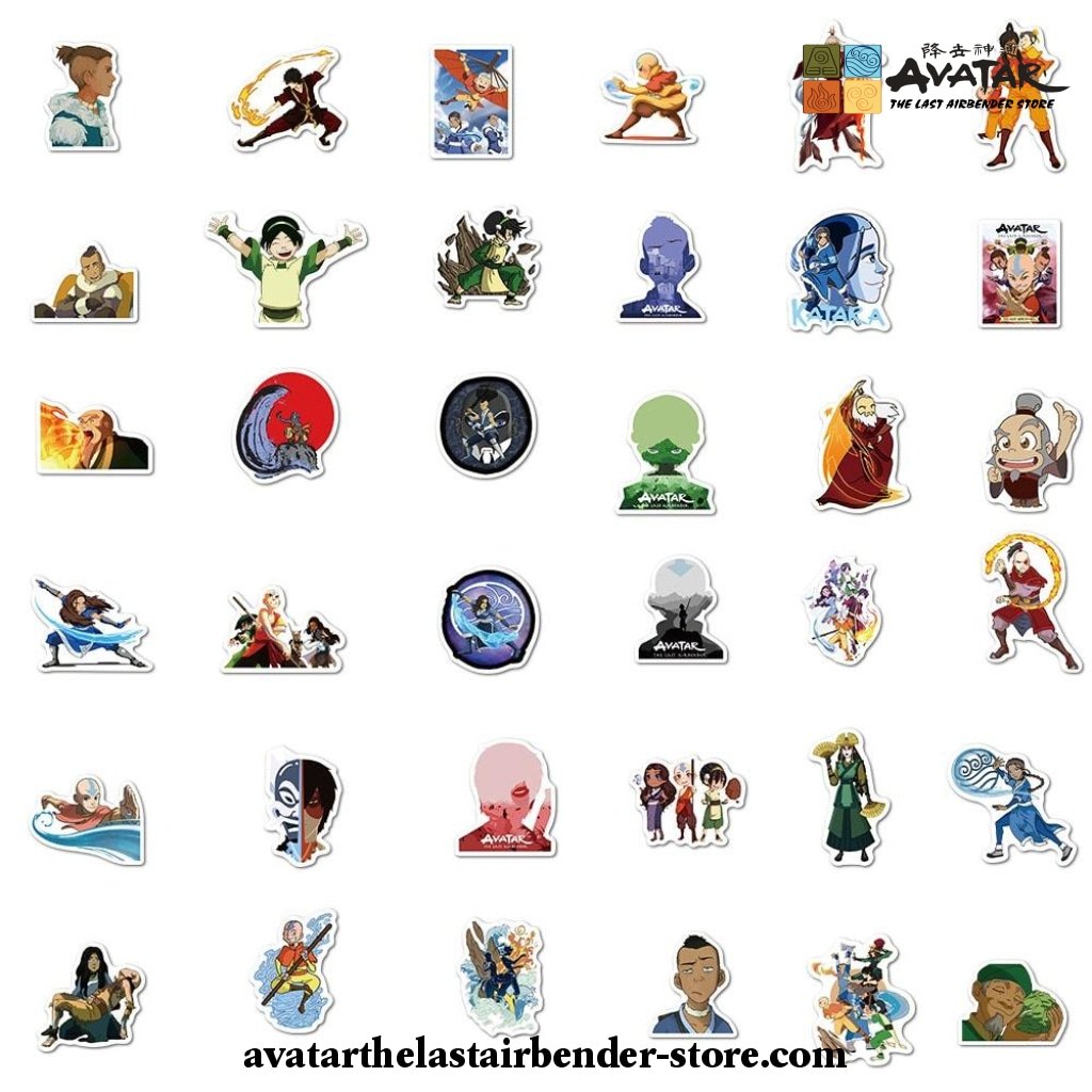 Avatar The Last Airbender Stickers 