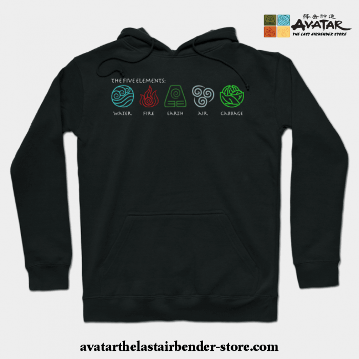 The Five Elements Avatar Hoodie Black / S