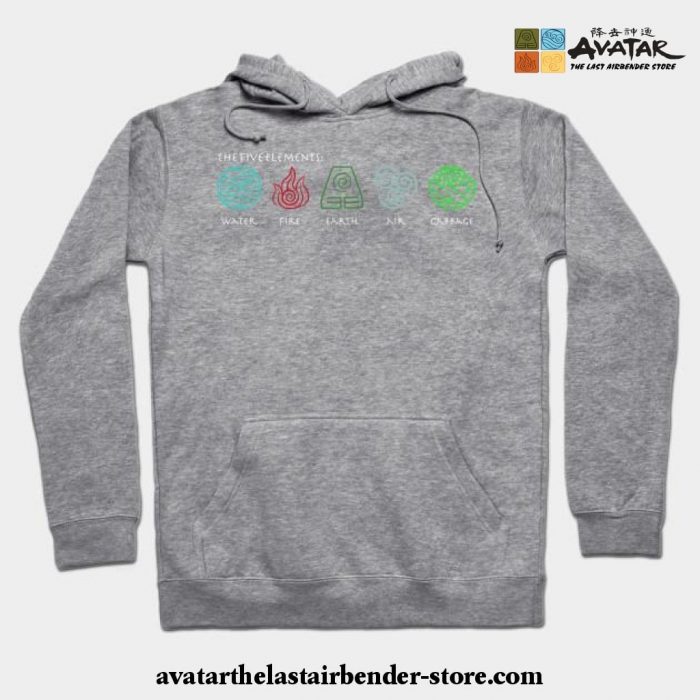 The Five Elements Avatar Hoodie Gray / S