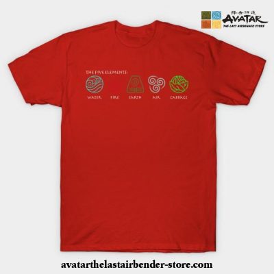 The Five Elements Avatar T-Shirt Red / S