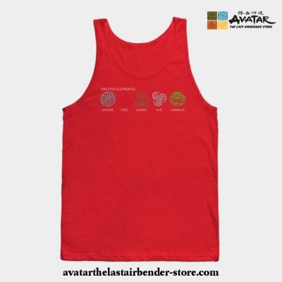 The Five Elements Avatar Tank Top Red / S