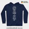 The Four Elements Hoodie Navy Blue / S