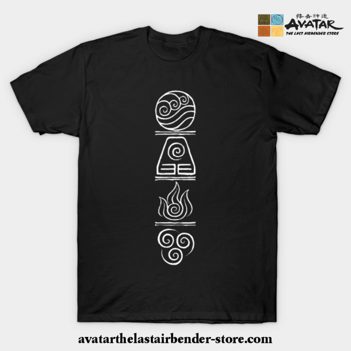 The Four Elements T-Shirt Black / S