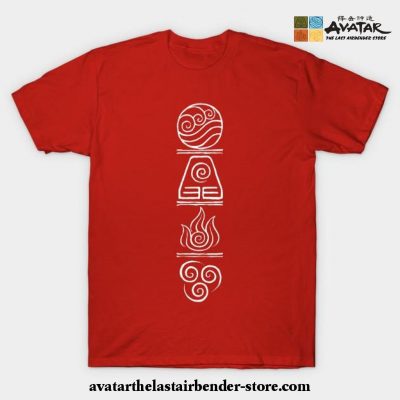 The Four Elements T-Shirt Red / S