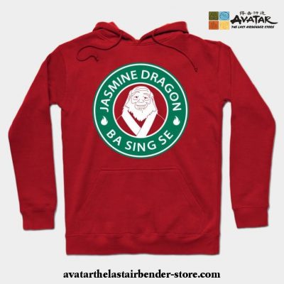 The Jasmine Dragon Uncle Iroh Avatar Hoodie Red / S