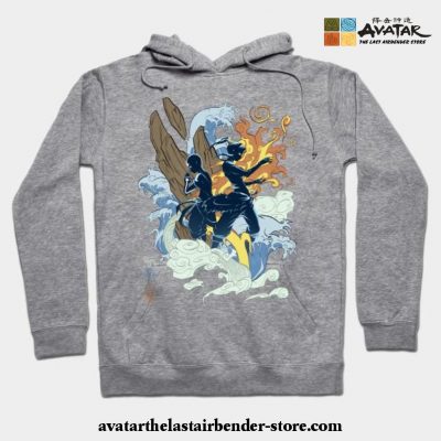 The Two Avatars Hoodie Gray / S