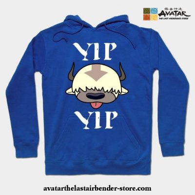 Yip Appa Avatar The Last Airbender Hoodie Blue / S