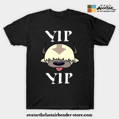 Yip Appa Avatar The Last Airbender T-Shirt Black / S