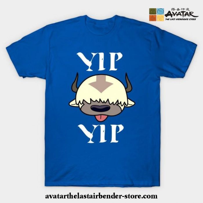 Yip Appa Avatar The Last Airbender T-Shirt Blue / S