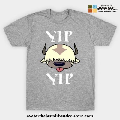 Yip Appa Avatar The Last Airbender T-Shirt Gray / S