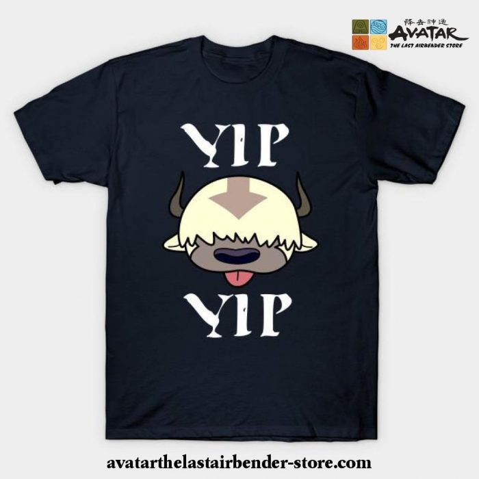 Yip Appa Avatar The Last Airbender T-Shirt Navy Blue / S
