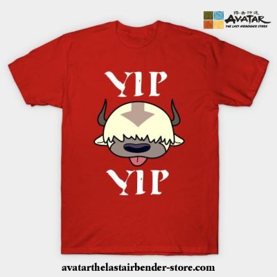 Yip Appa Avatar The Last Airbender T-Shirt Red / S