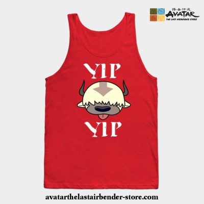 Yip Appa Avatar The Last Airbender Tank Top Red / S