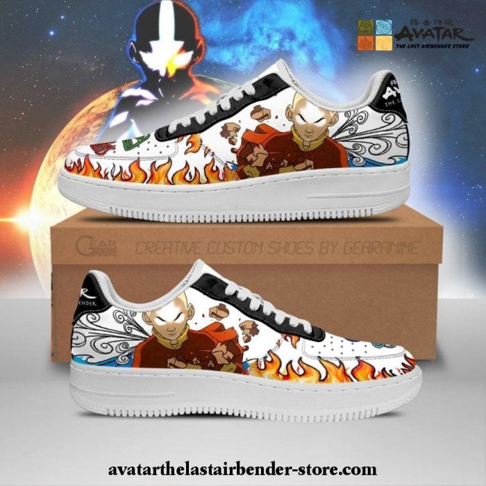 Avatar Airbender Sneakers Characters Anime Shoes Fan Gift Idea PT06 Men / US6.5 Official Death Note Merch
