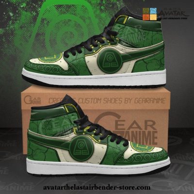 Avatar Earth Nation Sneakers The Last Airbender Custom Shoes Men / US6.5 Official Death Note Merch