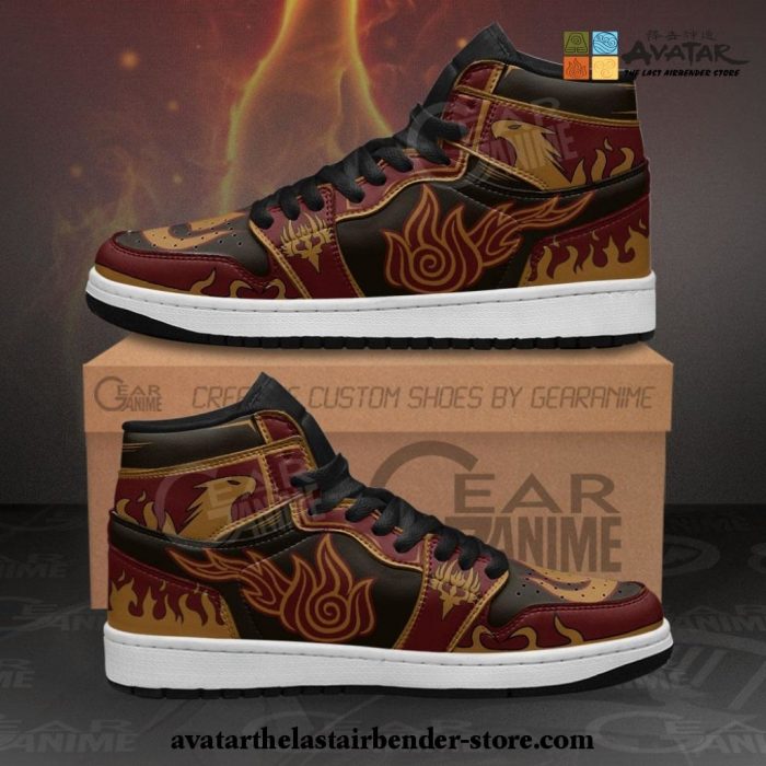 Avatar Fire Nation Sneakers The Last Airbender Custom Shoes Men / US6.5 Official Death Note Merch