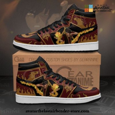 Zuko Sneakers Custom Avatar The Last Airbender Anime Shoes Men / US6.5 Official Death Note Merch
