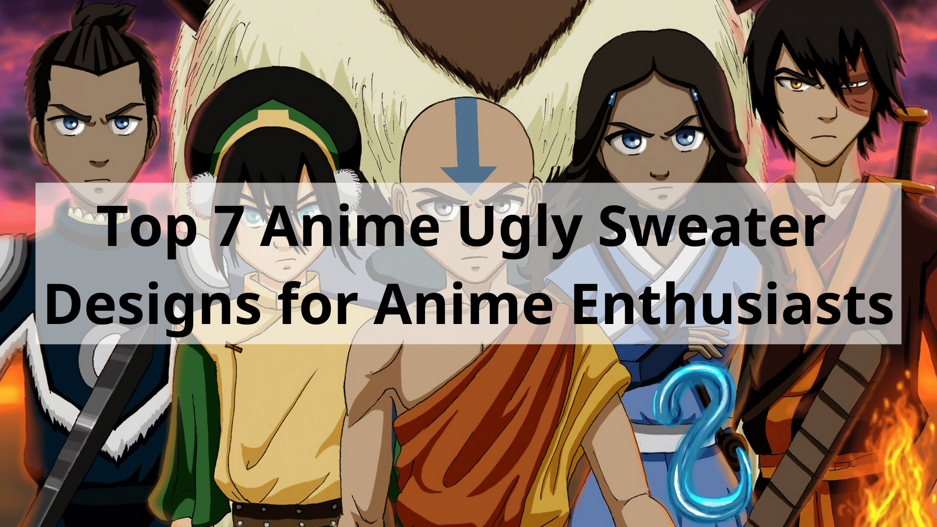 Top 7 Anime Ugly Sweater Designs for Anime Enthusiasts