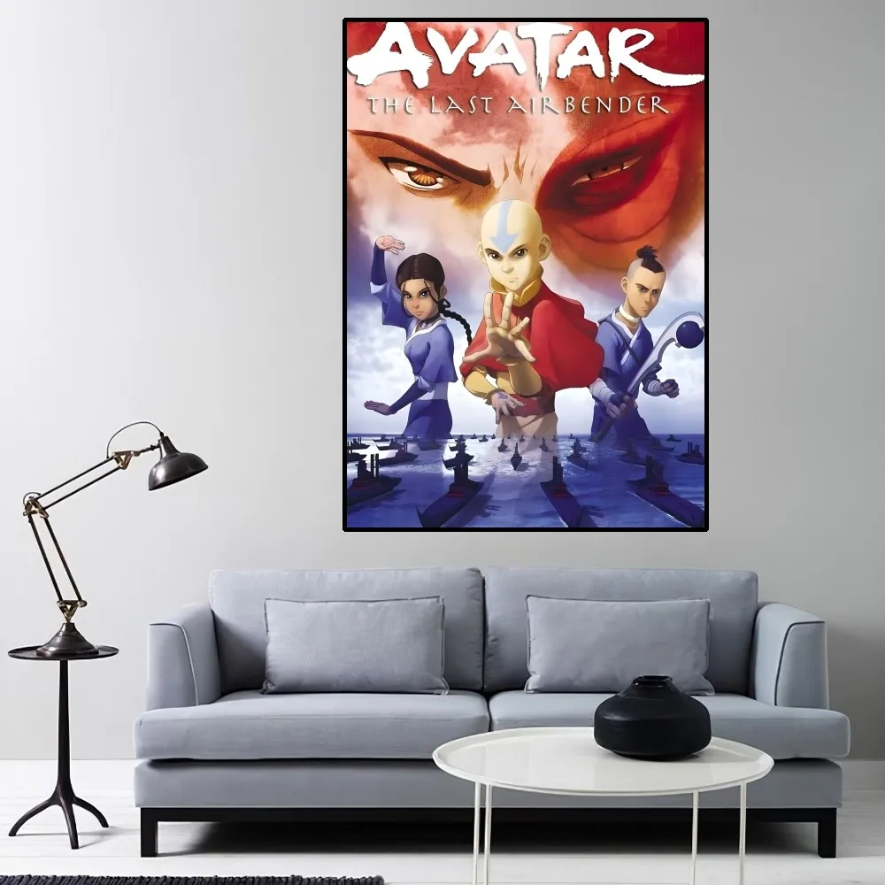 A Avatar The Last Airbender Poster Home Room Decor Livingroom Bedroom Aesthetic Art Wall Painting Stickers 7 - Avatar The Last Airbender Store