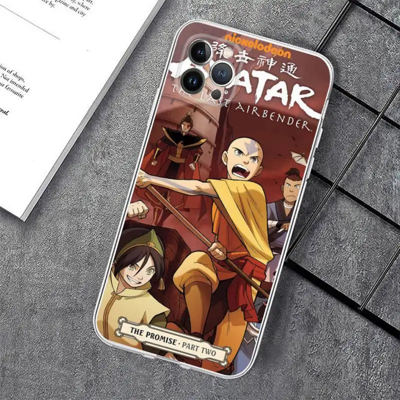 Anime Avatar The Last Airbender Phone Case For iPhone 14 11 12 13 Mini Pro XS 2 - Avatar The Last Airbender Store